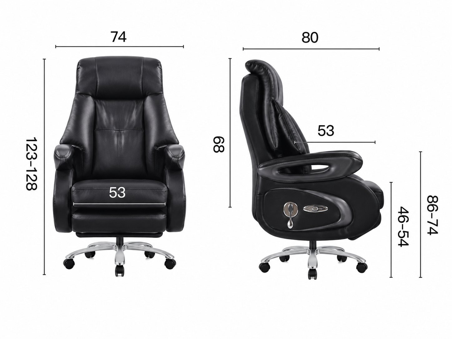 Porsse Executive Boss Chair — view 3