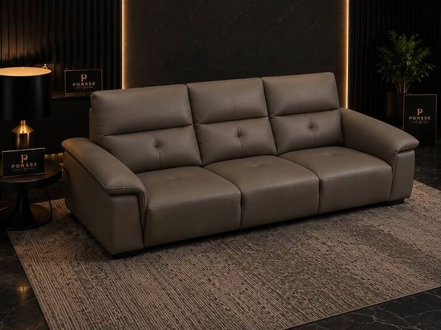 PORSSE Leather Sofa