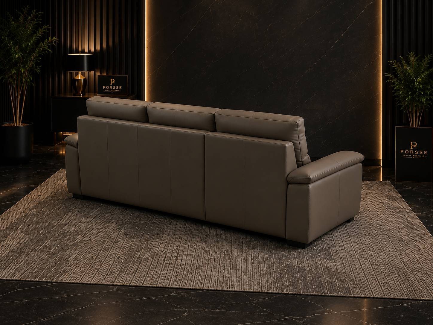 Leather Sofa — view 4